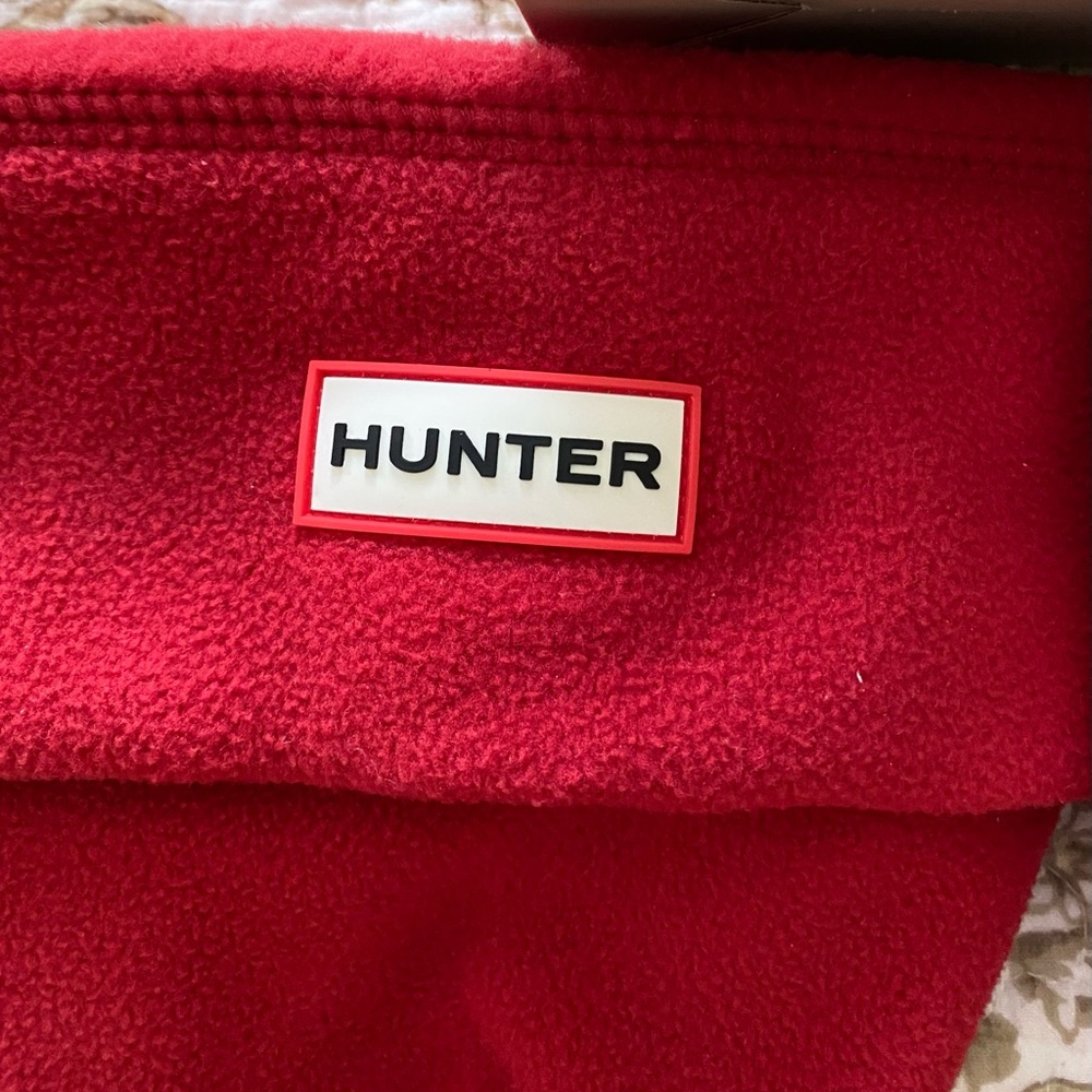 Bright red Hunter boot liners-Brand new. Size Large